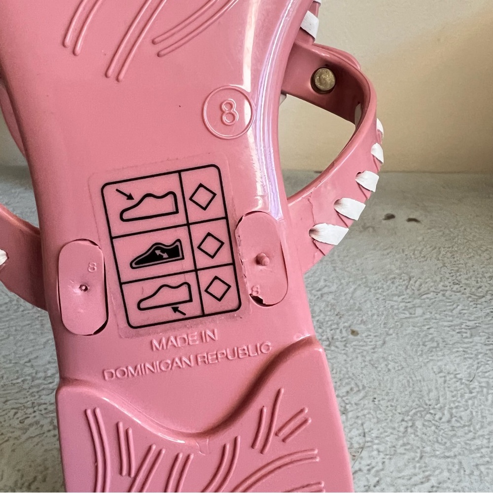 Jack Rogers pink jelly sandal size 8 - Picture 4 of 4